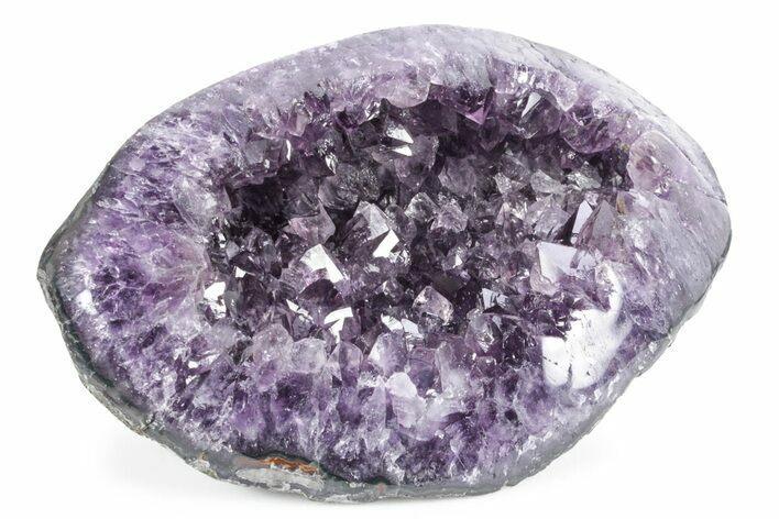Sparkly Dark Purple Amethyst Geode - Uruguay #357217